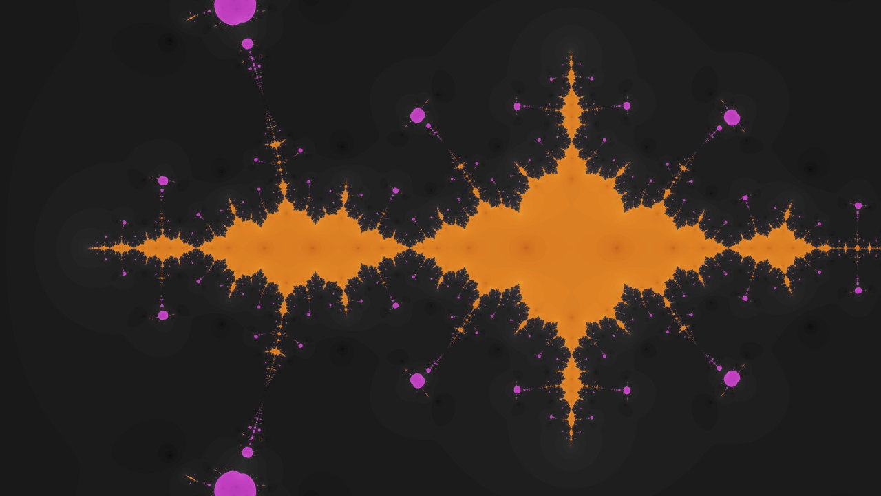 Visualization of a continuous extension of the Collatz function